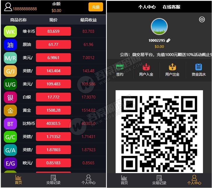 八方国际财贸微盘系统 虚拟盘最原始版本源码下载 基于TP开发的微盘系统资源猫源码-精彩源码-棋牌源码-h5源码-BC源码源码论坛-源码网-源码站-棋牌源码