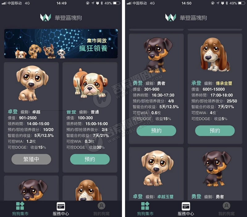 最近非常火的华登区块狗源码 派特宠物街模式12生肖源码+安卓客服端 附安装教程资源猫源码-精彩源码-棋牌源码-h5源码-BC源码源码论坛-源码网-源码站-棋牌源码