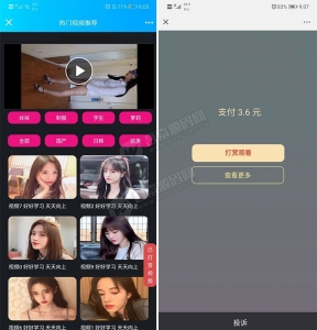 2019最新视频打赏网站V3.0源码 基于诺诺二开 VIP付费看视频+试看功能+超级防封+代理平台,内附安装教程资源猫源码-精彩源码-棋牌源码-h5源码-BC源码源码论坛-源码网-源码站-棋牌源码